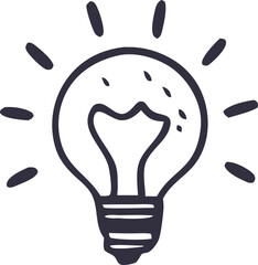 Fototapeta premium light bulb icon