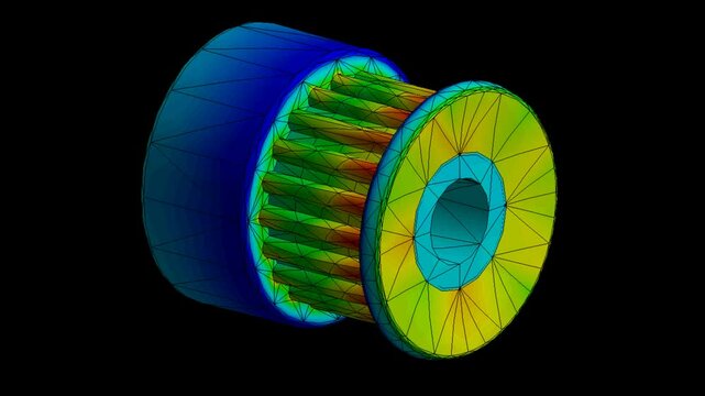 Mechanic simulation - Stress analysis of metal part