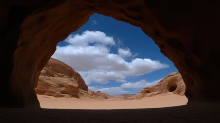 Desert archway, stunning view
