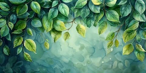 green leaves on the water