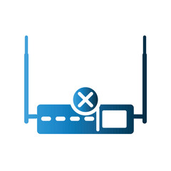 Router icon design template