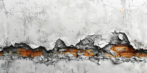 old paint on the wall
