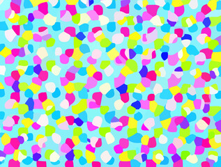 イラスト  square　　沢山の四角形を描いた絵を画像編集しました。インテリアや背景に。