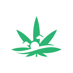 green leaf icon