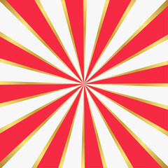 シンプルなサンバーストの背景、正方形サイズ