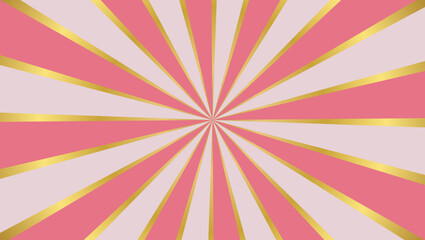 シンプルなサンバーストの背景