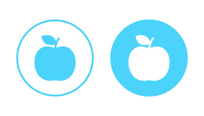 Apple icon vector. Apple sign and symbols for web design.