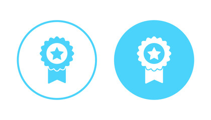 Badge icon vector. Awards icon vector. Achieve sign and symbols. Stamp