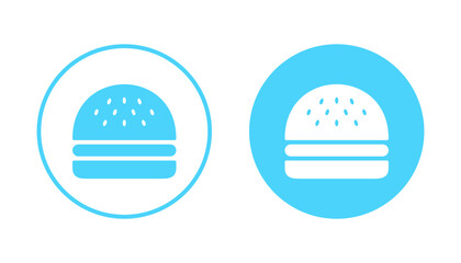 Burger icon vector. burger sign and symbol. hamburger