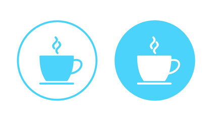 Obraz premium coffee cup icon vector. cup a coffee sign and symbol