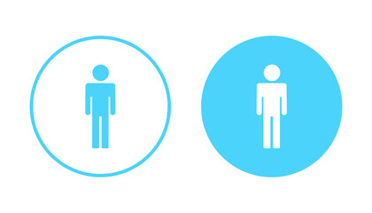 Man icon vector. male sign and symbol. human symbol