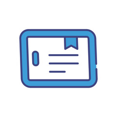 Tablet icon vector stock illustration