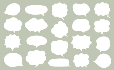 漫画やSNSに！吹き出しイラストパック