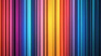 Colorful Vertical Stripes Background with Vibrant Hues and Smooth Texture for Creative Designs and Artwork