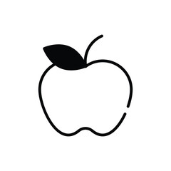 Apple  icon vector stock illustration