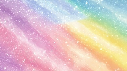 Fototapeta premium Pastel Rainbow Glitter Background
