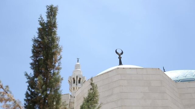 King Abdullah mosque I in Amman, Jordan.