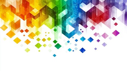 Colorful Geometric Abstract Design