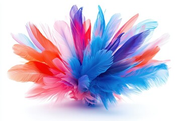 Vibrant artificial flower showcasing a blend of colors in a minimalist setting, perfect for decorative purposes or artistic inspiration