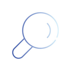 Magnifying Glass icon vector stock illustration