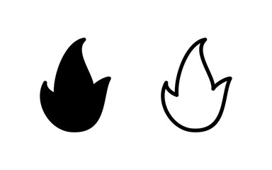 Fire icon vector illustration. fire sign and symbol