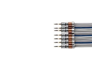 Isolated Background Cable Connector Wires Electric with Transparent BG