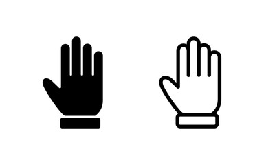 Hand icon vector illustration. hand sign and symbol. hand gesture