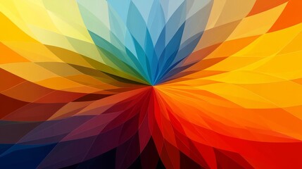 Colorful Abstract Geometric Design