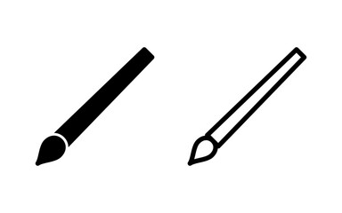 Paint icon vector illustration. paint brush sign and symbol. paint roller icon vector