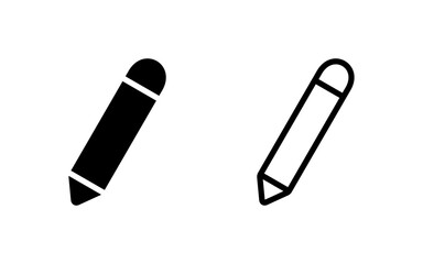 Pencil icon vector illustration. pen sign and symbol. edit icon vector