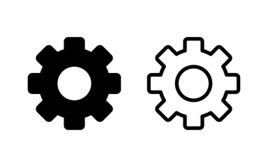 setting Icon vector illustration. Cog settings sign and symbol. Gear Sign