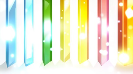 Obraz premium Colorful Abstract Geometric Stripes Background