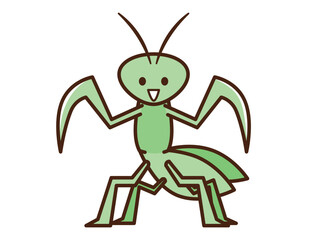虫_カマキリ_主線ノーマル