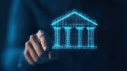 Innovative banking service insights nongkhanestock bank digital presentation urban environment professional viewpoint