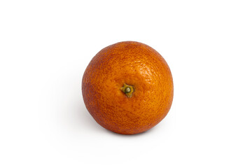 Blood fresh orange isolated top view