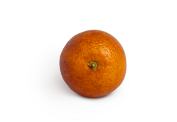 Blood fresh orange isolated top view