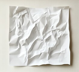 Obraz premium Abstract crumpled paper sculpture