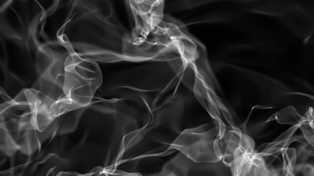 monochromatic flame, realistic smoke steam loop animation, overlay for compositing and vfx