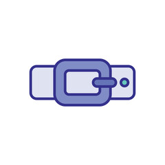 Belt icon vector stock illustration