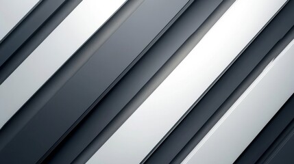 Fototapeta premium Abstract Diagonal Grey and Silver Lines Background