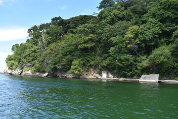 Anse Paoua Bay which is located on one of the islands located Down D Islands or DDI, Chaguaramas, Trinidad and Tobago