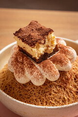 bingsu with tiramisu