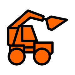 Naklejka premium toy truck icon