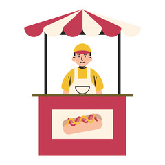 Hot Dog Food Stall