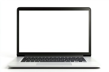 Fototapeta premium Modern laptop with blank screen