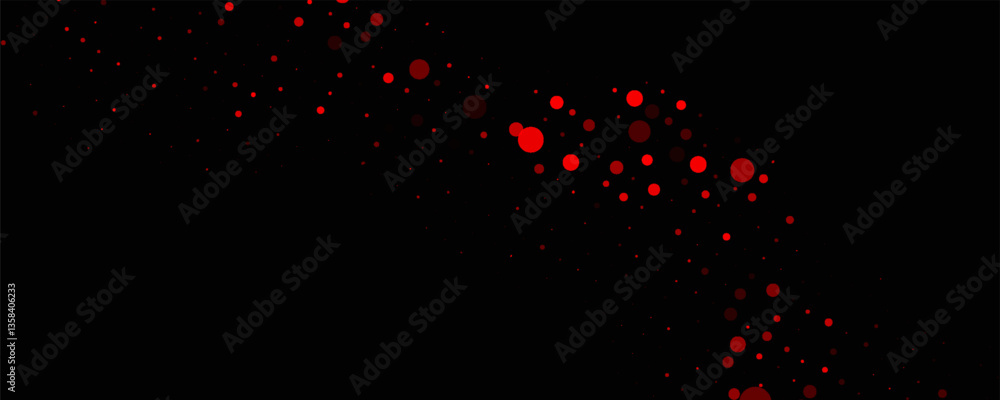 Poster abstract halftone dots dotted background in red colors presentation poster