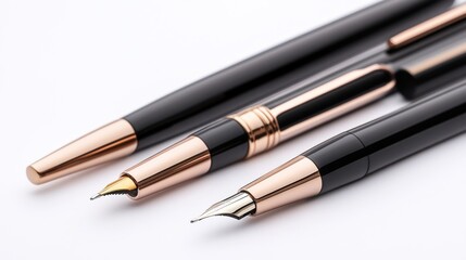 Elegant Black and Gold Writing Instruments for Office or Personal Use