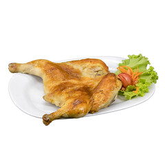 Grilled chicken delight restaurant food photography indoor dining close-up culinary experience