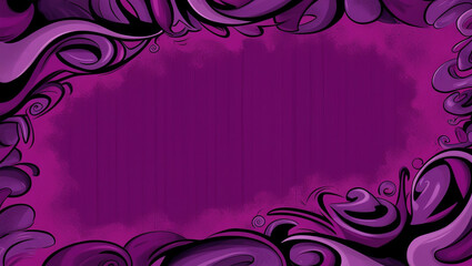 purple background modern gradient mascot motif