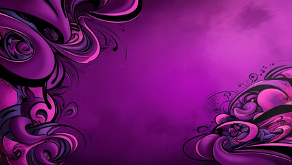 purple background modern gradient mascot motif